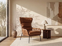 Camel buffalo leren fauteuil - afbeelding 1 van  6