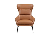Camel buffalo leren fauteuil - afbeelding 2 van  6