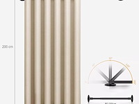 Camerino shop draagbaar pashok - gordijn met staaf - afbeelding 3 van  5