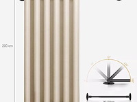 Camerino shop draagbaar pashok - gordijn met staaf - afbeelding 3 van  5