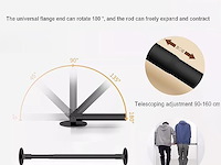 Camerino shop draagbaar pashok - gordijn met staaf - afbeelding 2 van  5