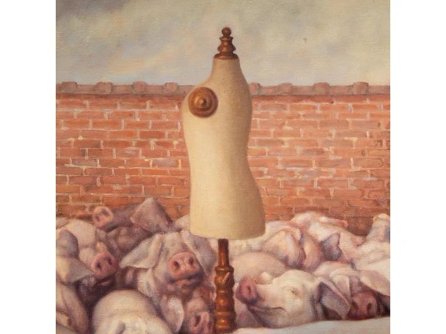 Camiel d'have (1926-1980), 'totem en taboe', 1971, oil on canvas 70 x 80 cm. (27.55 x 31 1/2 in.), frame: 77 x 87 cm. (30.30 x 34 1/4 in.) - afbeelding 6 van  6