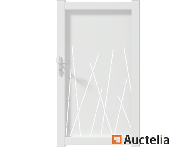 Caminia 180 x 100 wit aluminium hek (winkelwaarde: €999) - afbeelding 1 van  7