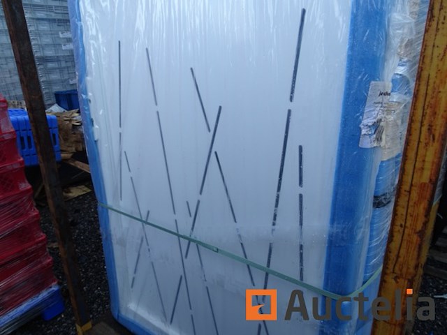 Caminia 180 x 100 wit aluminium hek (winkelwaarde: €999) - afbeelding 3 van  7