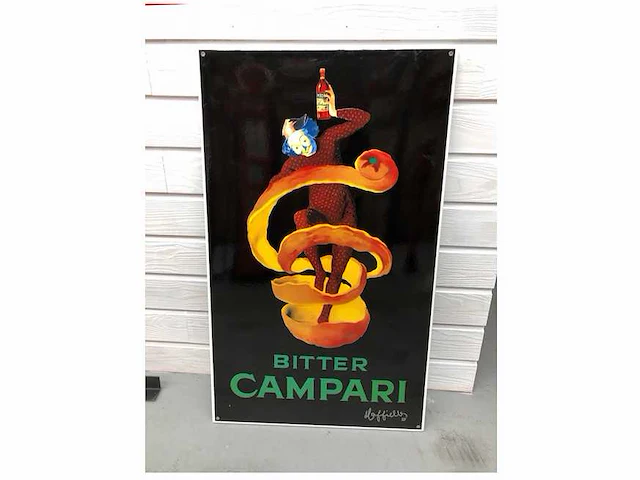 Campari emailplaquette 60 x 100 x 1,5 cm - afbeelding 1 van  5