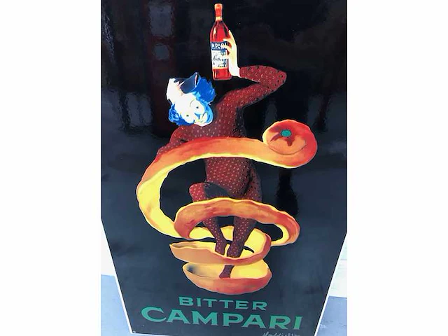 Campari emailplaquette 60 x 100 x 1,5 cm - afbeelding 2 van  5