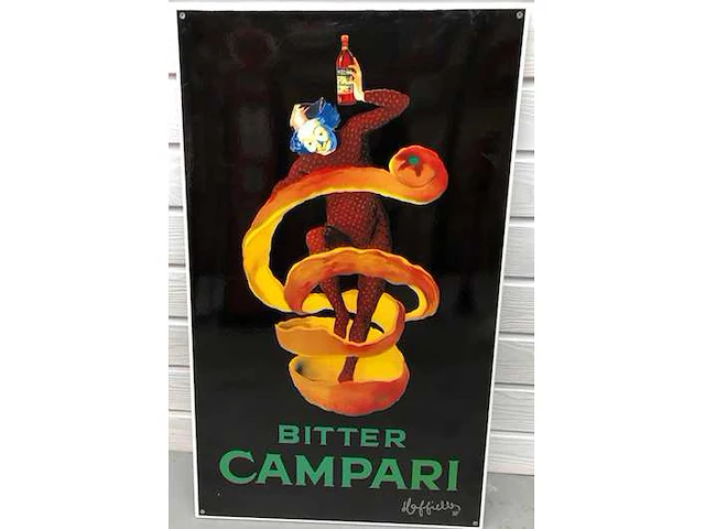 Campari emailplaquette 60 x 100 x 1,5 cm - afbeelding 5 van  5