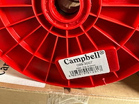 Campbell kunststof ketting rood/wit 25m op rol dia 6,0mm (11x) - afbeelding 2 van  2