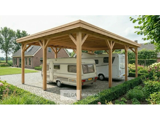 Campercarport, afm b800xd400xh400 cm - afbeelding 2 van  2