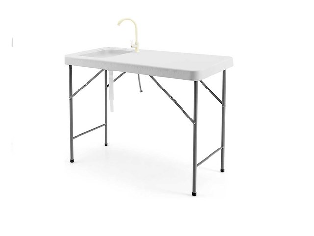 Camping opvouwbare spoeltafel met kraan nieuw - afbeelding 1 van  5
