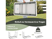 Camping opvouwbare spoeltafel met kraan nieuw - afbeelding 4 van  5