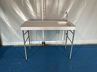 Camping spoeltafel met kraan opvouwbaar - afbeelding 1 van  1