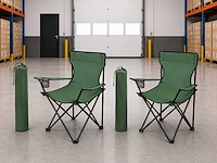 Campingstoel opvouwbaar (2x) - afbeelding 1 van  7