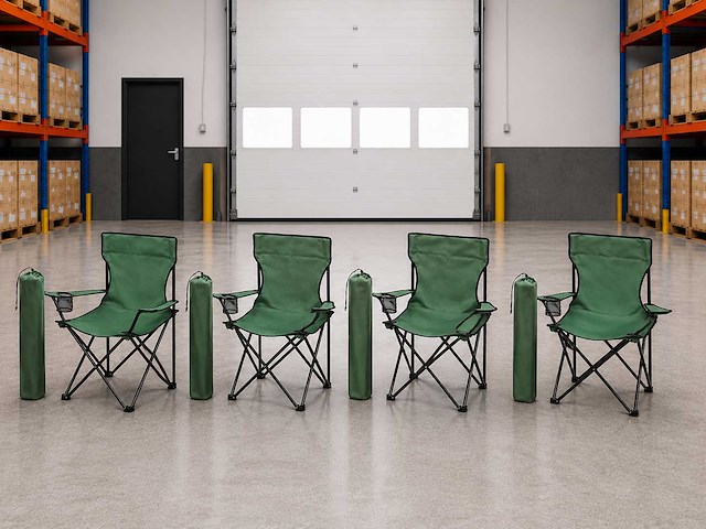 Campingstoel opvouwbaar (4x) - afbeelding 1 van  7