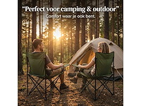 Campingstoel opvouwbaar (4x) - afbeelding 2 van  7