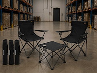 Campingstoel set met tafel - opvouwbare vouwstoel - 2 stoelen - strandstoel - visstoel - inclusief draagtas - afbeelding 2 van  9