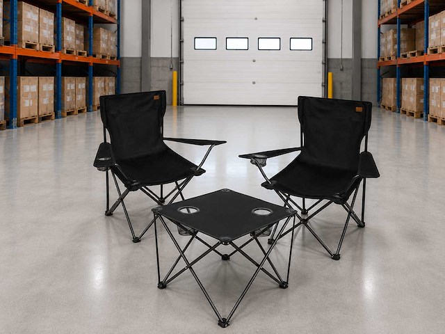 Campingstoel set met tafel - afbeelding 1 van  8