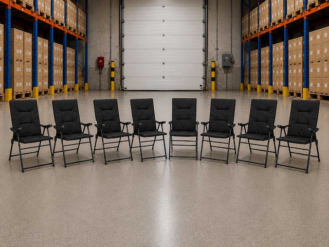 Campingstoelen set van 2 opvouwbaar (4x) - afbeelding 1 van  7