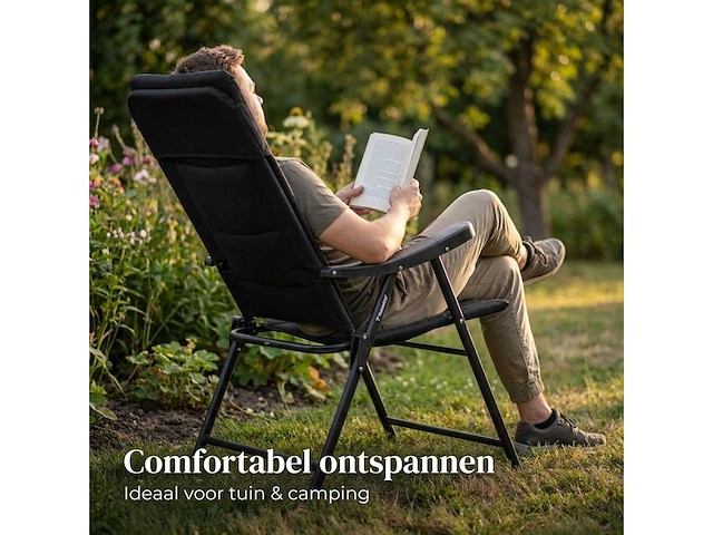 Campingstoelen set van 2 opvouwbaar (4x) - afbeelding 7 van  7