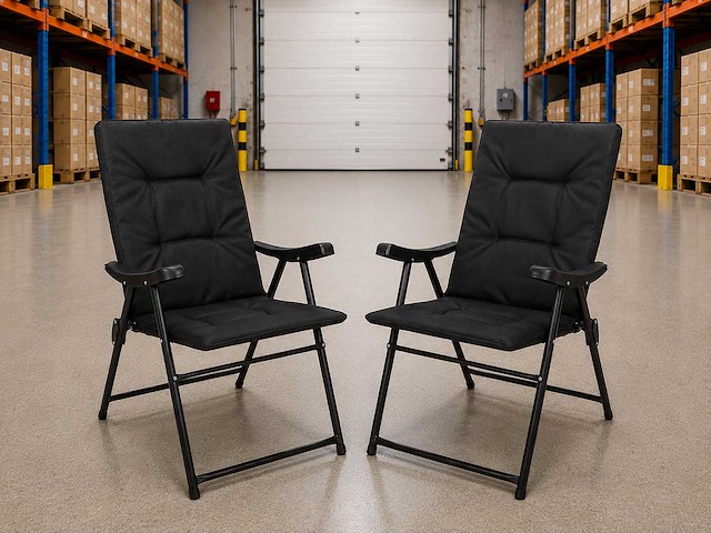 Campingstoelen set van 2 opvouwbaar - afbeelding 1 van  5