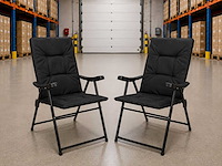 Campingstoelen set van 2 opvouwbaar - afbeelding 1 van  5