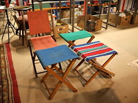 Campingstoeltjes (x4) - afbeelding 1 van  4