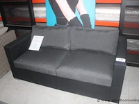 Canape 2,5-zit azur alu - text.zwart zonder kussen | 2x kussen uitvoering- kleur 3758 sooty - afbeelding 1 van  1