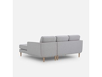 Canapé d'angle droit - tissu texturé - afbeelding 3 van  6