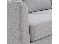 Canapé d'angle droit - tissu texturé - afbeelding 4 van  6