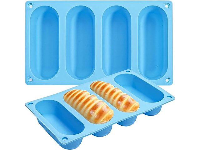 Canipha 2 pack hot dog bun pan - afbeelding 1 van  2