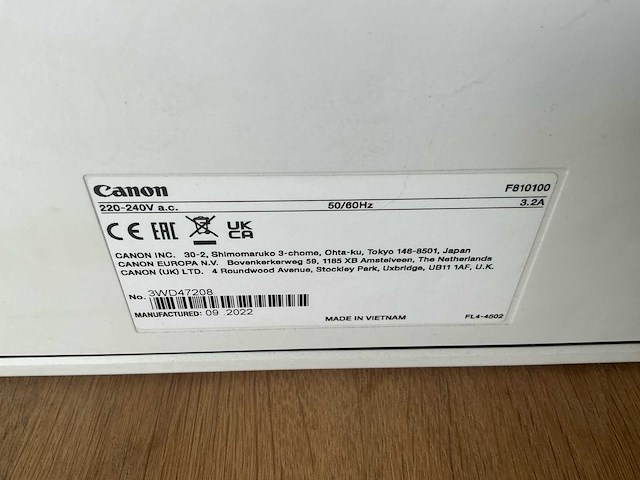 Canon i-sensys mf752cdw inktjetprinter - afbeelding 5 van  5
