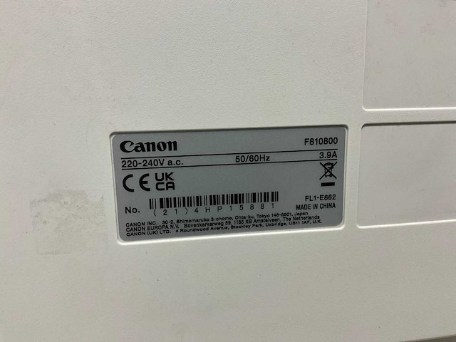 Canon imagerunner advance dx c359i multifunctionele printer - afbeelding 12 van  14