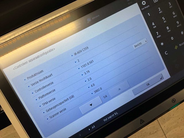 Canon imagerunner advance dx c359i multifunctionele printer - afbeelding 3 van  12