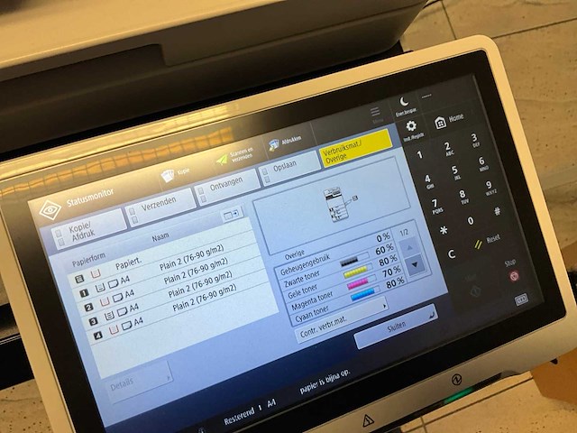 Canon imagerunner advance dx c359i multifunctionele printer - afbeelding 12 van  12