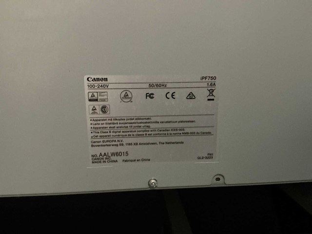 Canon ipf750 verrijdbare groot formaat printer - afbeelding 7 van  7