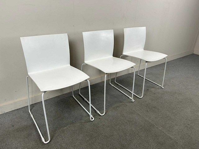 Cantileverstoel - kantinestoelen (3x) - afbeelding 2 van  4