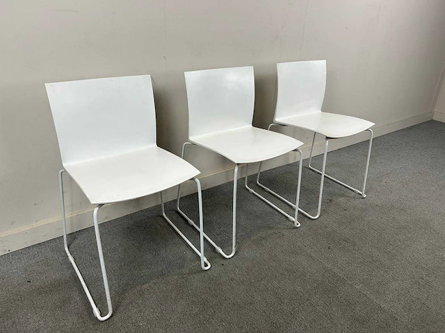 Cantileverstoel - kantinestoelen (3x) - afbeelding 2 van  4