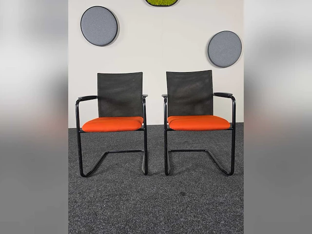 Cantileverstoel - wachtkamerstoelen (2x) - afbeelding 2 van  9