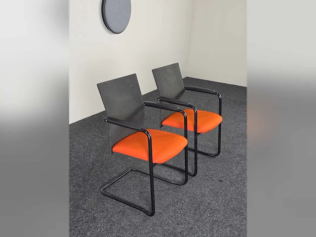 Cantileverstoel - wachtkamerstoelen (2x) - afbeelding 3 van  9