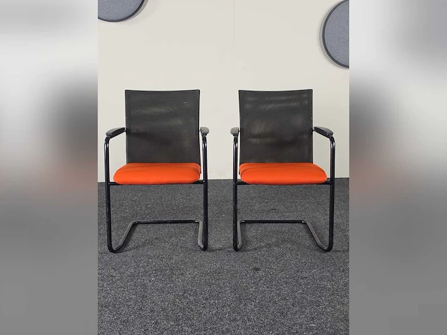 Cantileverstoel - wachtkamerstoelen (2x) - afbeelding 4 van  9