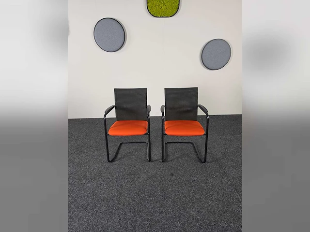 Cantileverstoel - wachtkamerstoelen (2x) - afbeelding 1 van  9