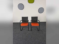 Cantileverstoel - wachtkamerstoelen (2x)