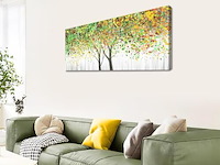 Canvas levensboom 120x50cm - afbeelding 1 van  2