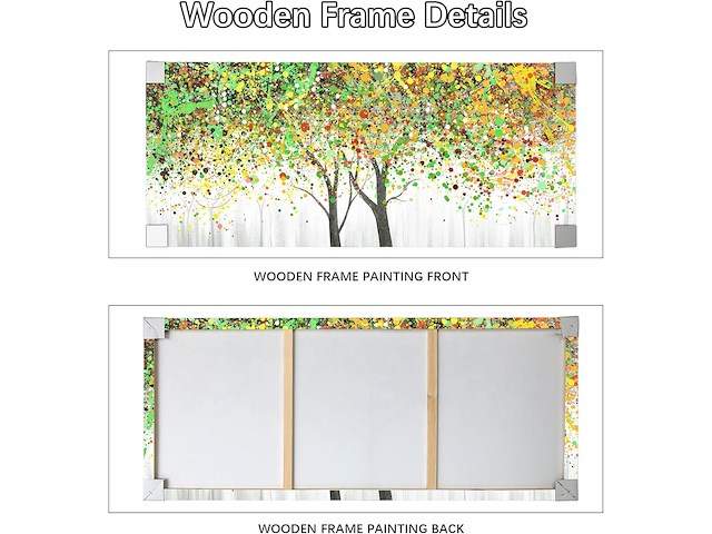 Canvas levensboom 120x50cm - afbeelding 2 van  2