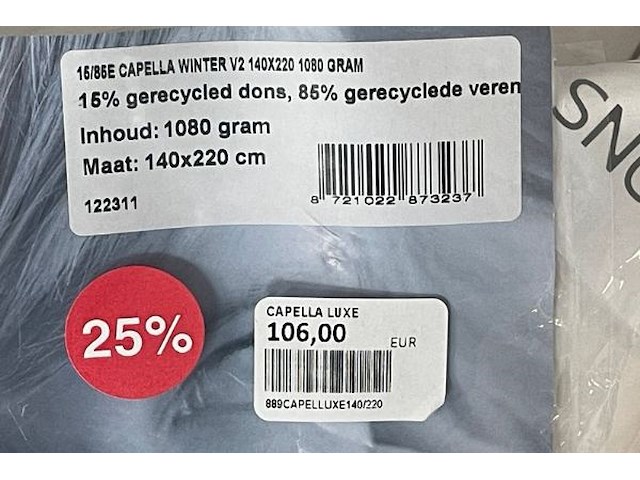 Capella dekbed - afbeelding 2 van  2