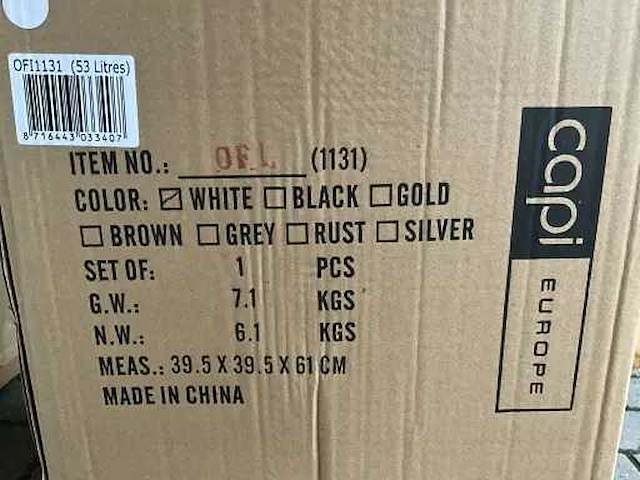 Capi design - flower pot (8x) - afbeelding 3 van  3