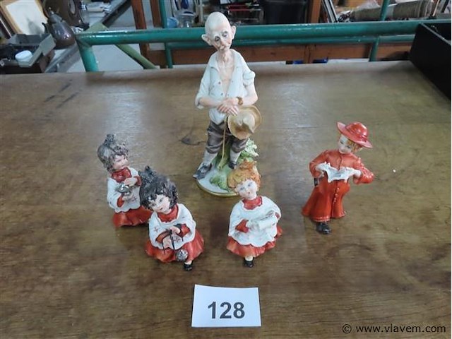 Capodimonte 5 stuks - afbeelding 1 van  5