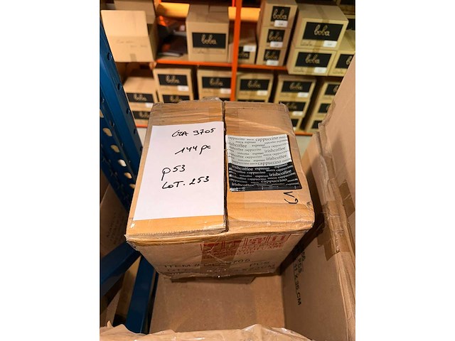 Cappucino vierkant bord km - kerst- & seizoensartikelen (144x) - afbeelding 1 van  2