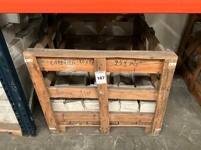 Carara natuursteen tuintegel - afbeelding 2 van  2