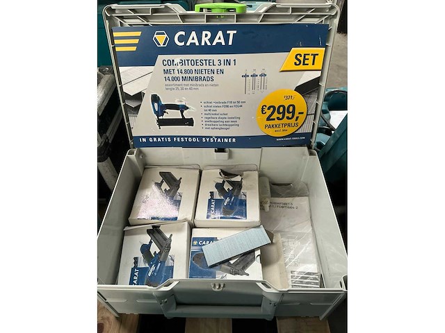 Carat combi 3 in 1 pneumatische tacker - afbeelding 2 van  3